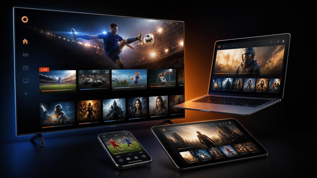 IPTV France sur tous les appareils : Smart TV, ordinateur, tablette et smartphone en streaming HD/4K